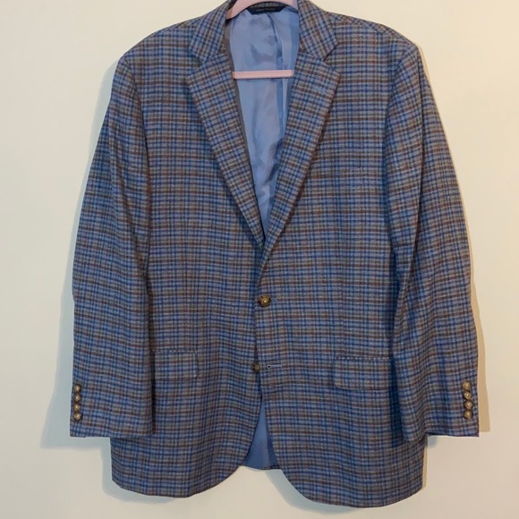 Brooks Brothers Linen Silk Fitzgerald Blazer 44R
